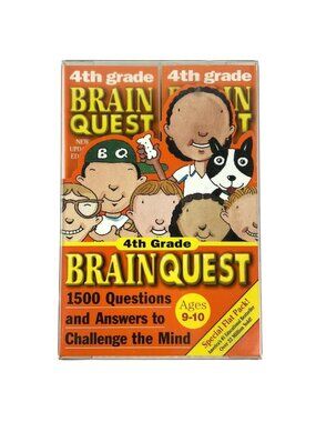 Brain Quest 4th Grade 1500 Questions & Answers Educational Game Cards